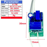 transformateur alimentation led 1w 12w 24v certifié rohs ccceqc circuits imprimés bleu rouge