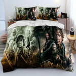 Housse de couette microfibre 200x240 design Tolkien