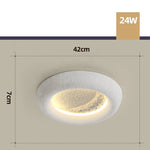 lampe led moderne blanche texturée aspect pierre minimaliste chambre salon