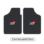 tapis sol voiture sport noir rouge logo gr sport ensemble pièces avantarrière
