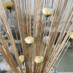 rideaux fleuris rose franges festifs chambre maison européens