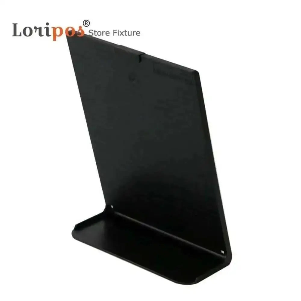 supports affiches table stand noir blanc inclinés modernes minimalistes burgers boissons menus