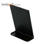 supports affiches table stand noir blanc inclinés modernes minimalistes burgers boissons menus