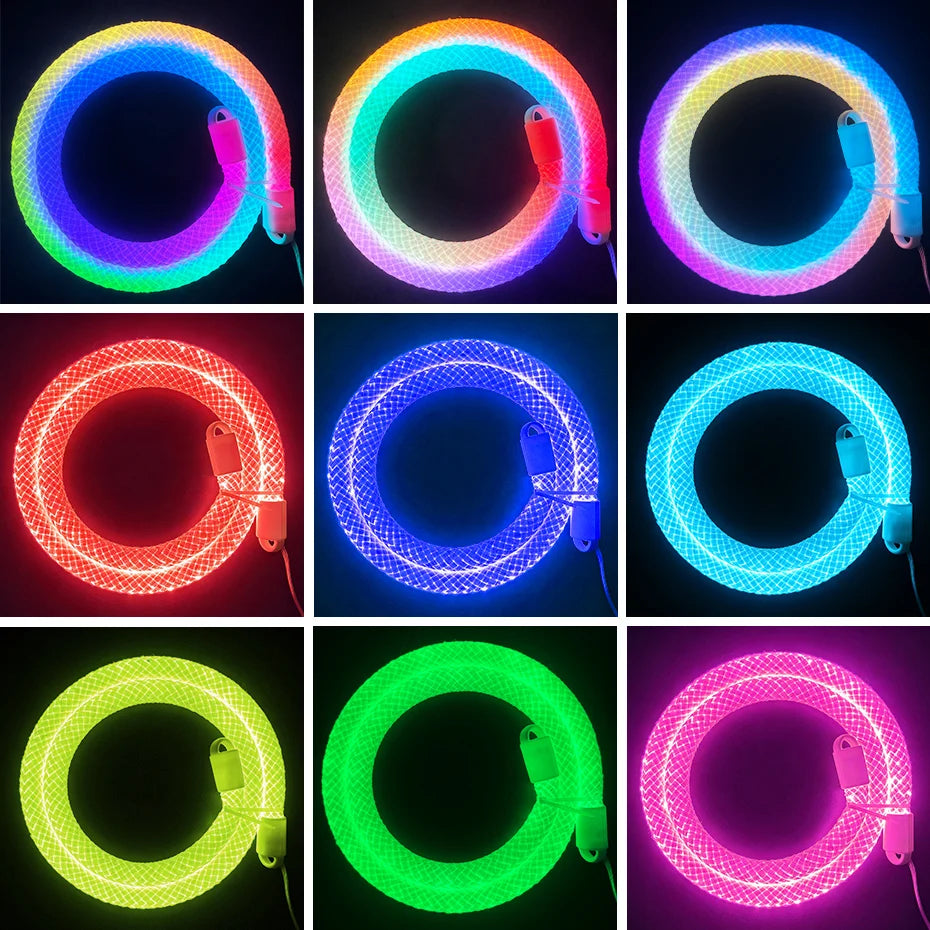 ruban led flexible multicolore maille moderne clips contrôleur distance câble usbRGBO