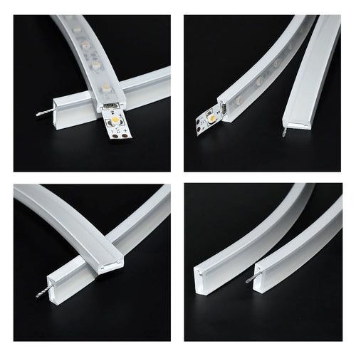 ruban led flexible blanc opale décoration lumineuse moderne intérieur extérieur