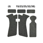 grip antidérapant adhésif poignée pistolet noir marron clair moderne texture tactique imperméable pvc