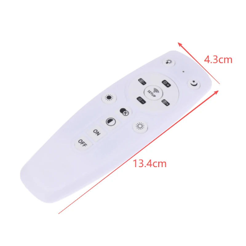 télécommande intelligente sans fil blanc moderne boutons on off setup indicateur lumineux