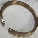 suspension circulaire or moderne acier inoxydable câbles suspendus lumière led haute qualité certification multiples