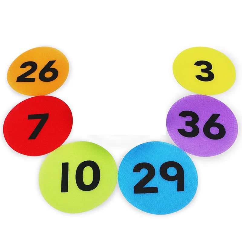 étiquettes adhésives numérotées couleurs vives moderne organisation classe enseignement ludiqueécole maternelle