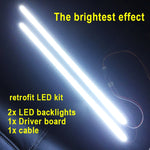 kit rétroéclairage led blanc moderne bandes led driver board réglable luminosité industrielle ordinateur accessoire