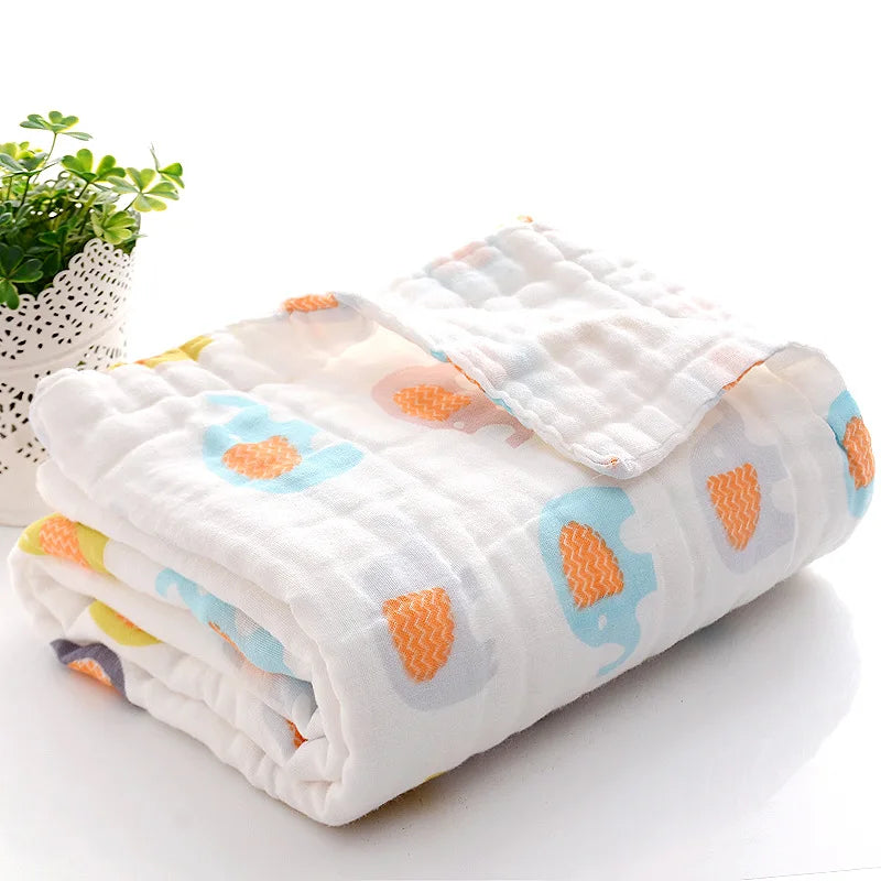 serviette bain bébé coton fruits animaux motifs blancs drap épaissi imprimé enfantin 90x70cm
