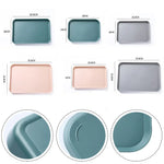 assiettes modernes plastique silicone vert rose gris respectueuses environnement opaques