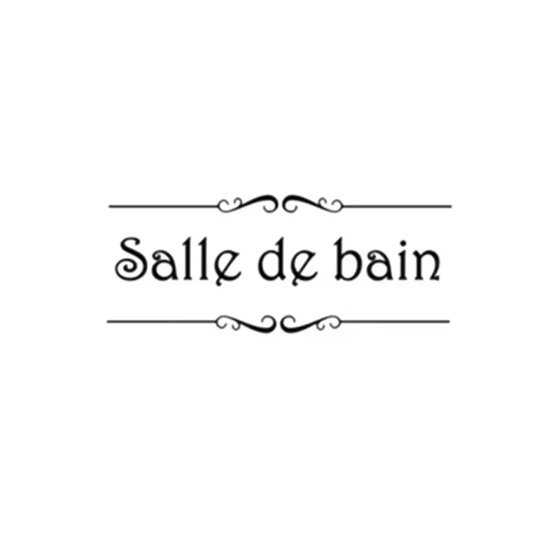 autocollants vinyle salle bain toilettes personnages minimalistes adhésifs salle bains décorations textes icones personnes