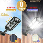 Lampe solaire LED pour jardin avec installation murale