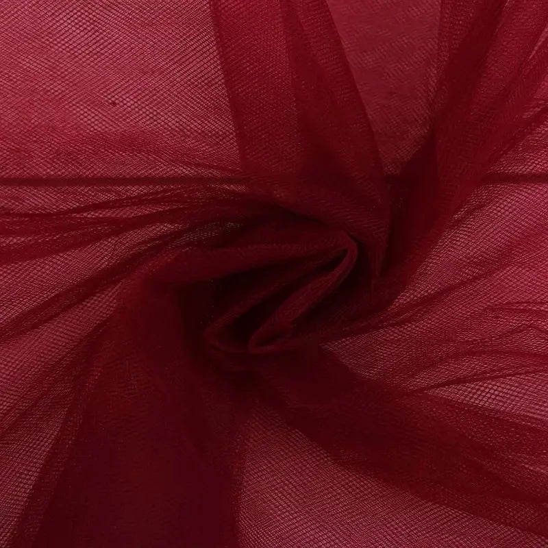rideau tulle transparent rouge blanc decoratif mariage anniversaire photo festive poche tringle