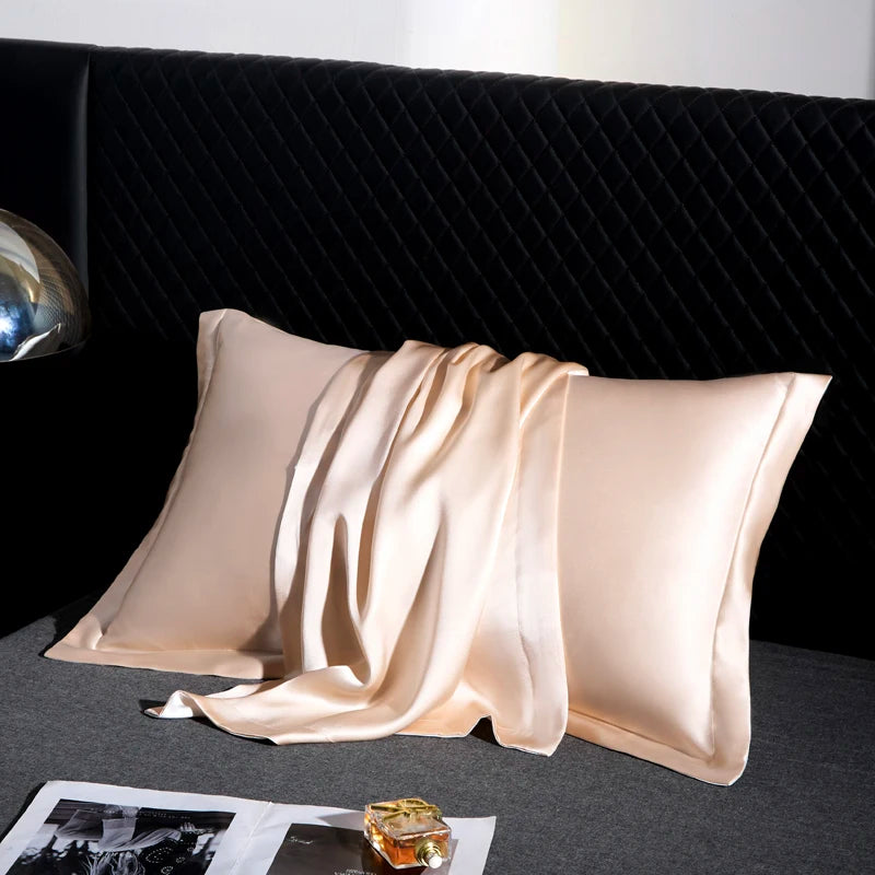 housse coussin soie mûrier gris métallisé satinée contemporaine non toxique environnement