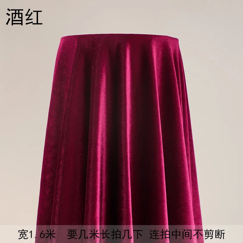 tissu velours polyester uni opaque moderne vert foncé vert clair noir rouge blanc resistant