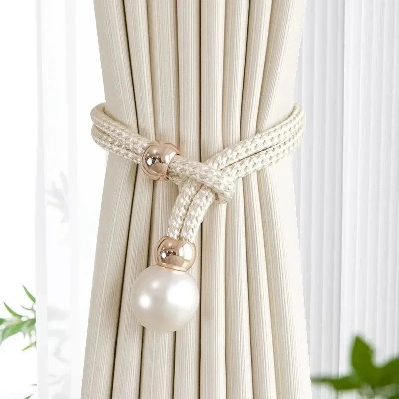 rubans fenêtre modernes gris clair doré tissés brillants adhésifs blanches élégants accessoires rideaux