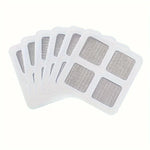 filtres drains salle bain douche blanc argenté maille fine adhésif translucides utilitaires fonctionnels