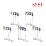 clips dragonfly multicolores imitation insectes decoratifs exterieur clips decoratifs jardin artificiels realistes