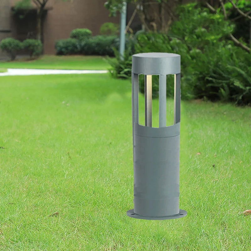lampe led extérieure moderne gris ip65 étanche autonomes piscine jardin