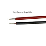 ruban led smd blanc rouge noir adhésif diodes câbles électriques 3000k 4000k cct modernes