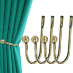crochets murals modernes dorés pièces outils fixation complète lisses opaques