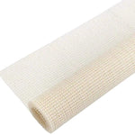 tapis anti dérapant texture alvéolaire silicone pvc beige clair blanc cassé protège meuble utilitaire