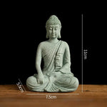 statues bouddha vert clair texture marbre classique décoration intérieure zen espace spiritualité pierre socle