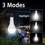 lampe solaire rechargeable urgence 12w 9w 7w led moderne autonome crochets panneau solaire