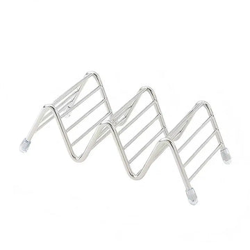 rangement savon argenté moderne plateau drainage blanc minimaliste
