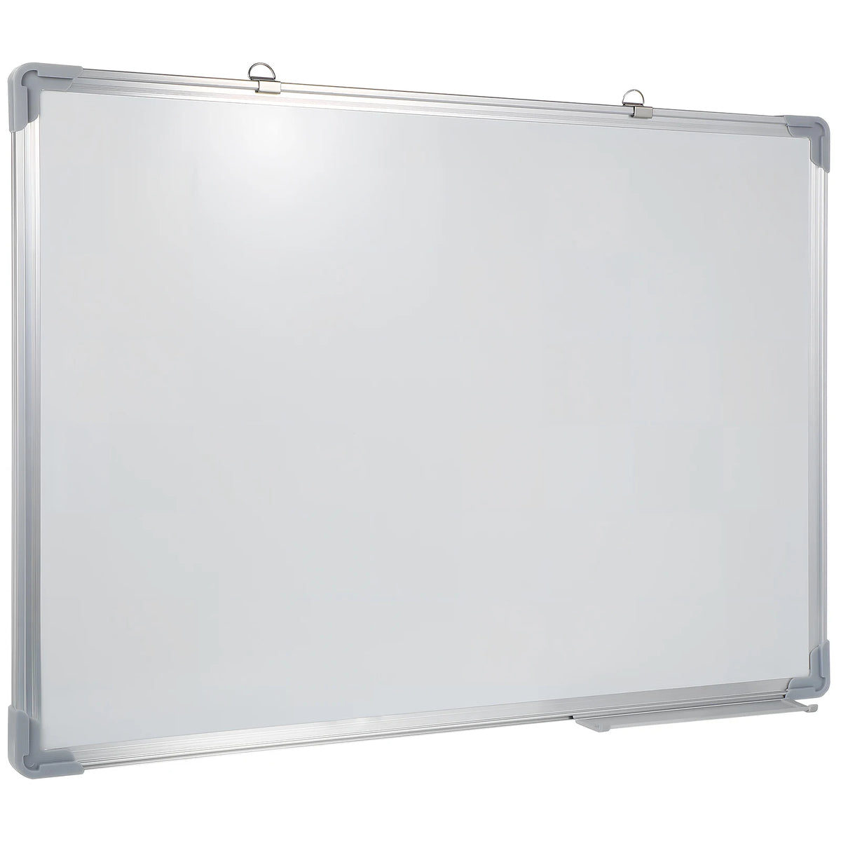 tableau blanc double face aimants clips effaçable moderne fonctionnel rougedisquebleu jaune bleu noir règle
