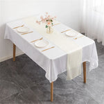 nappe satinée table fête blanc rouge rose anniversaire mariage baptême noël saint valentin