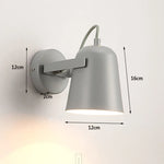 lampe murale led moderne rose gris blanc noir vert chambre cuisine salle manger étude