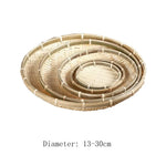 paniers rangement tissage osier bambou naturel utilisation multiple traditionnels cuisine 13cm 26cm