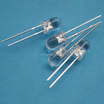 Diodes led super lumineuses 5mm rondes transparentes blanc rouge vert bleu eau claire moderne