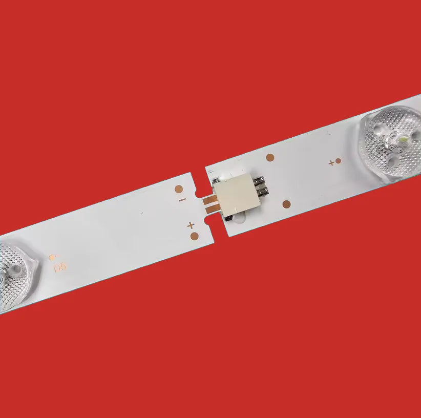 bande led rétro éclairage blanc moderne adhésif connecteur boutons commande 3v 751mm 9leds