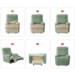 Housse fauteuil gris tissu motifs adhésif moderne poche lavage machine Jacquard