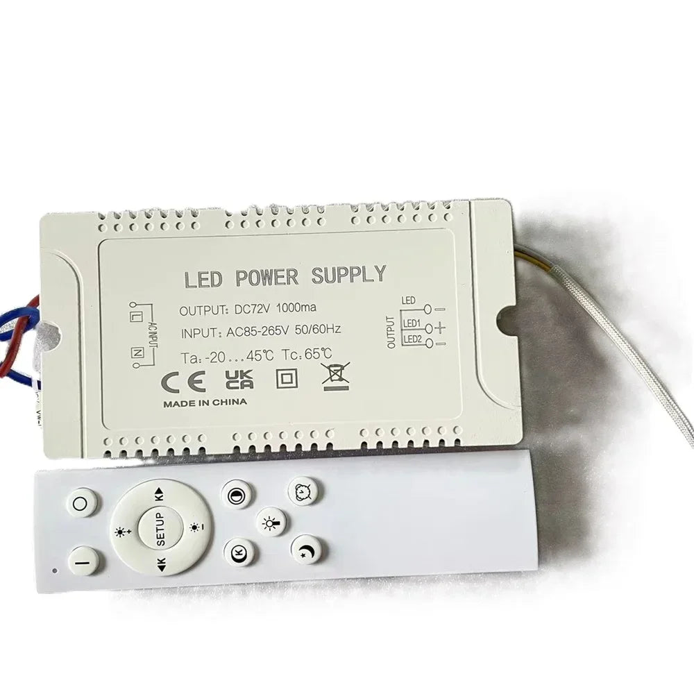 contrôleur led driver blanc moderne écran tactile câbles boutons perforé 05v ac85265v
