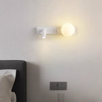 applique murale moderne lampe chevet led noire blanche minimaliste éclairage intérieur salon