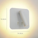 lampe murale moderne blanc mat orientable cuisine chambre coucher étude entree