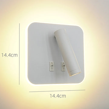 lampe murale moderne blanc mat orientable cuisine chambre coucher étude entree