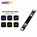 rubans led colorés adhésifs diodes intégrées modernes bleu vert rouge blanc technologie construction