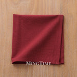 serviettes table coton uni classiques couleurs variées maison party festive