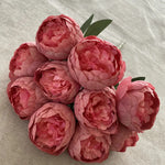 bouquet fleurs artificielles rose clair rose foncé bleu rouge blanc modernes décoration mariage anniversaireextérieur