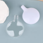 ampoule transparente moderne blanche ronde lisse éclairage led acrylique minimaliste