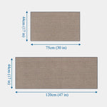 tapis moderne beige antidérapant caoutchouc sol cuisine extérieur 44cm 75cm lavable main machine