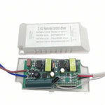 contrôleur lumière télécommande 24g rf variateur couleur led blanc électronique câbles connexion qr code