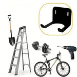 support mural noir crochet rangement outils garage industriel fixations murales stockage