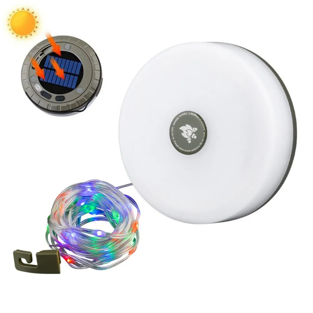 lumière camping guirlande led 10m recharge solaire usb portable moderneextérieur
